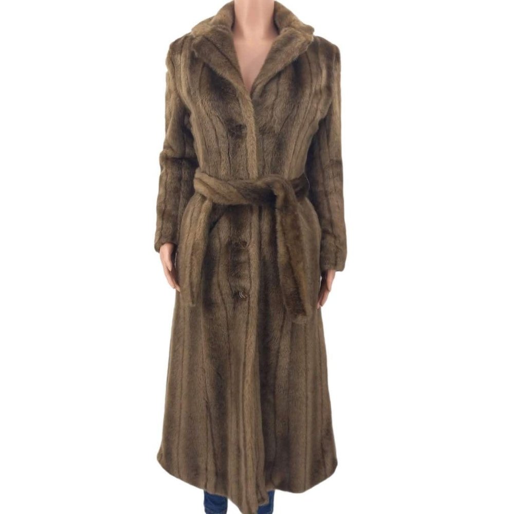 Moda International Vintage Long Faux Fur Coat